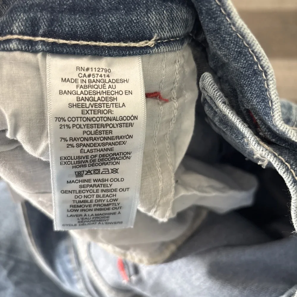 True Religion Ricky Relaxed Straight Jeans Mens 38 L34 Designer Denim NWOT